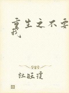 重生之不要爱上我