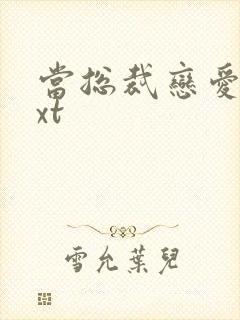 当总裁恋爱时txt