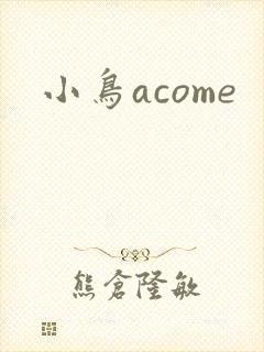 小鸟acome