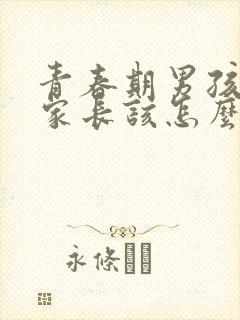 青春期男孩叛逆家长该怎么办