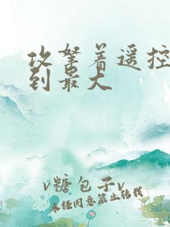 攻拿着遥控器开到最大