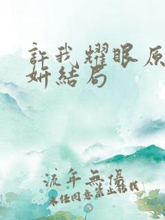 许我耀眼原著许妍结局