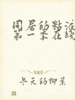 同居的粘液动漫第一季在线观看免