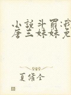 小说斗罗:我是唐三妹妹免费