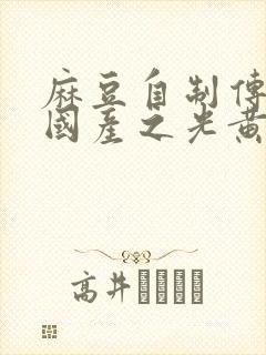 麻豆自制传媒 国产之光黄