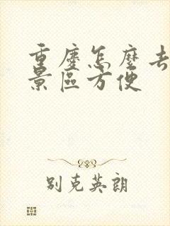 重庆怎么去武隆景区方便