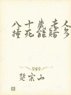 八十岁老人被车撞死能赔多少钱