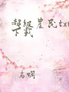 超级农民txt下载