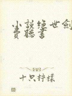 小说绝世剑神免费听书