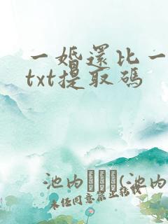 一婚还比一婚高txt提取码