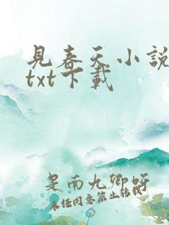 见春天小说网盘txt下载