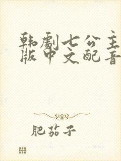 韩剧七公主国语版中文配音