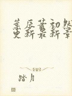 叶辰萧初然刚刚更新最新章节列表