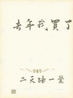 去年我买了个表