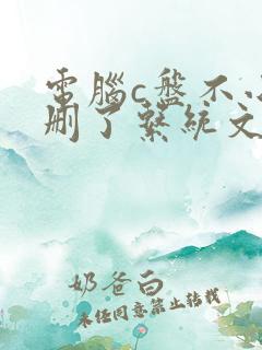 电脑c盘不小心删了系统文件怎么办