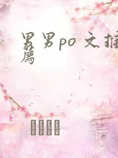 男男po 文推荐