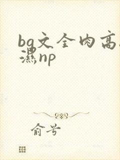bg文全肉高h湿np