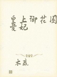 皇上御花园中要爱妃