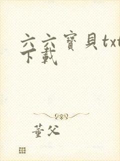 六六宝贝txt下载