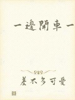 一边开车一边做