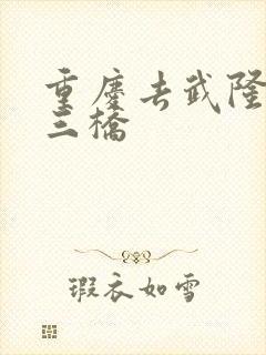 重庆去武隆天生三桥