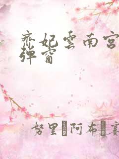 齐妃云南宫夜无弹窗