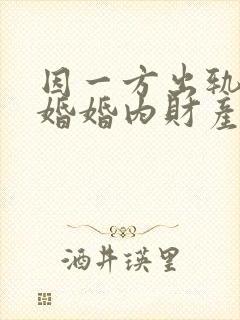 因一方出轨而离婚婚内财产如何分割