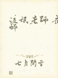 流氓老师 夜独醉