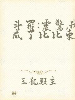 斗罗:震惊,我成了比比东小说免费讲述