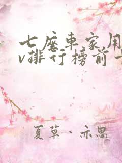 七座车家用suv排行榜前十名