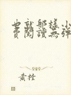 也就那样小说免费阅读无弹窗