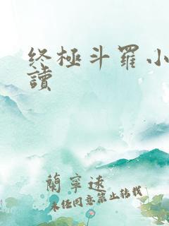 终极斗罗小说阅读