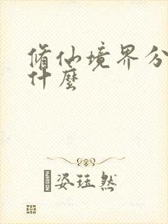 修仙境界分别是什么