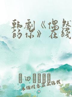 韩剧《偶然遇见的你》在线看