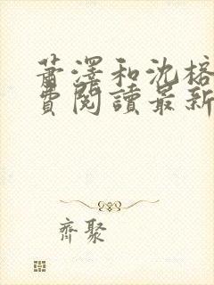 萧泽和沈榕宁免费阅读最新章节