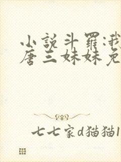 小说斗罗:我是唐三妹妹免费