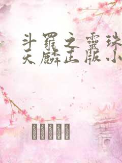 斗罗之灵珠神剑天麟正版小说