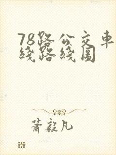 78路公交车路线路线图