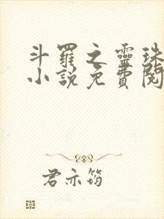 斗罗之灵珠神剑小说免费阅读