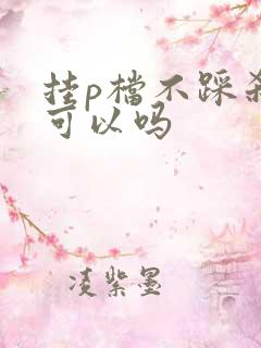 挂p档不踩刹车可以吗