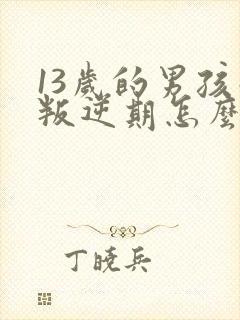 13岁的男孩子叛逆期怎么办