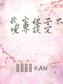 我家娘子不对劲境界设定