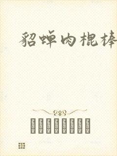 貂蝉肉棍棒小说