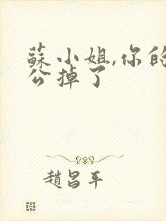 苏小姐,你的老公掉了