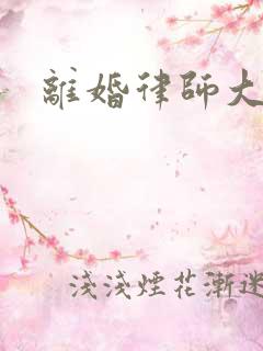 离婚律师大结局