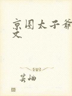 京圈太子爷甜宠文