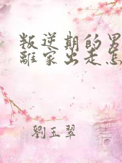 叛逆期的男孩子离家出走怎么去引导初中生