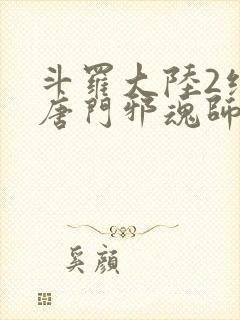 斗罗大陆2绝世唐门邪魂师