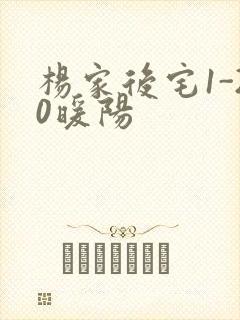 杨家后宅1-20暖阳