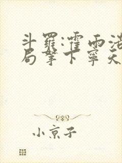 斗罗:霍雨浩开局拿下宁天